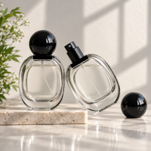 Black Glass Atomizer Perfume Oil Spray Bottle